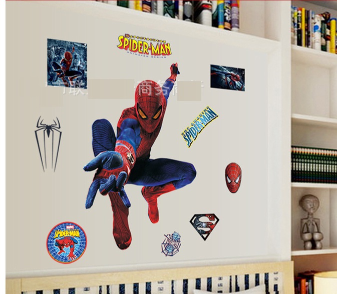 decal dán tường người nhện